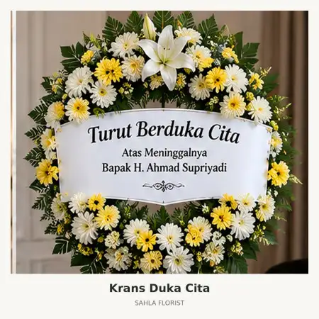 Krans Bunga Duka Sumba Tengah